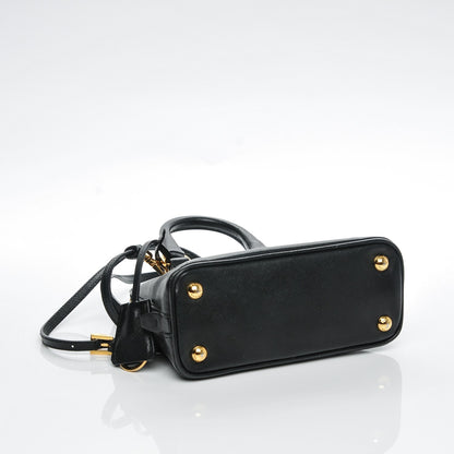 Prada Saffiano Lux Mini Promenade Tote Black 4 of 6
