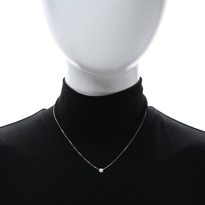 Cartier 18K Pink Gold Diamond SM D'Amour Pendant Necklace 2 of 5