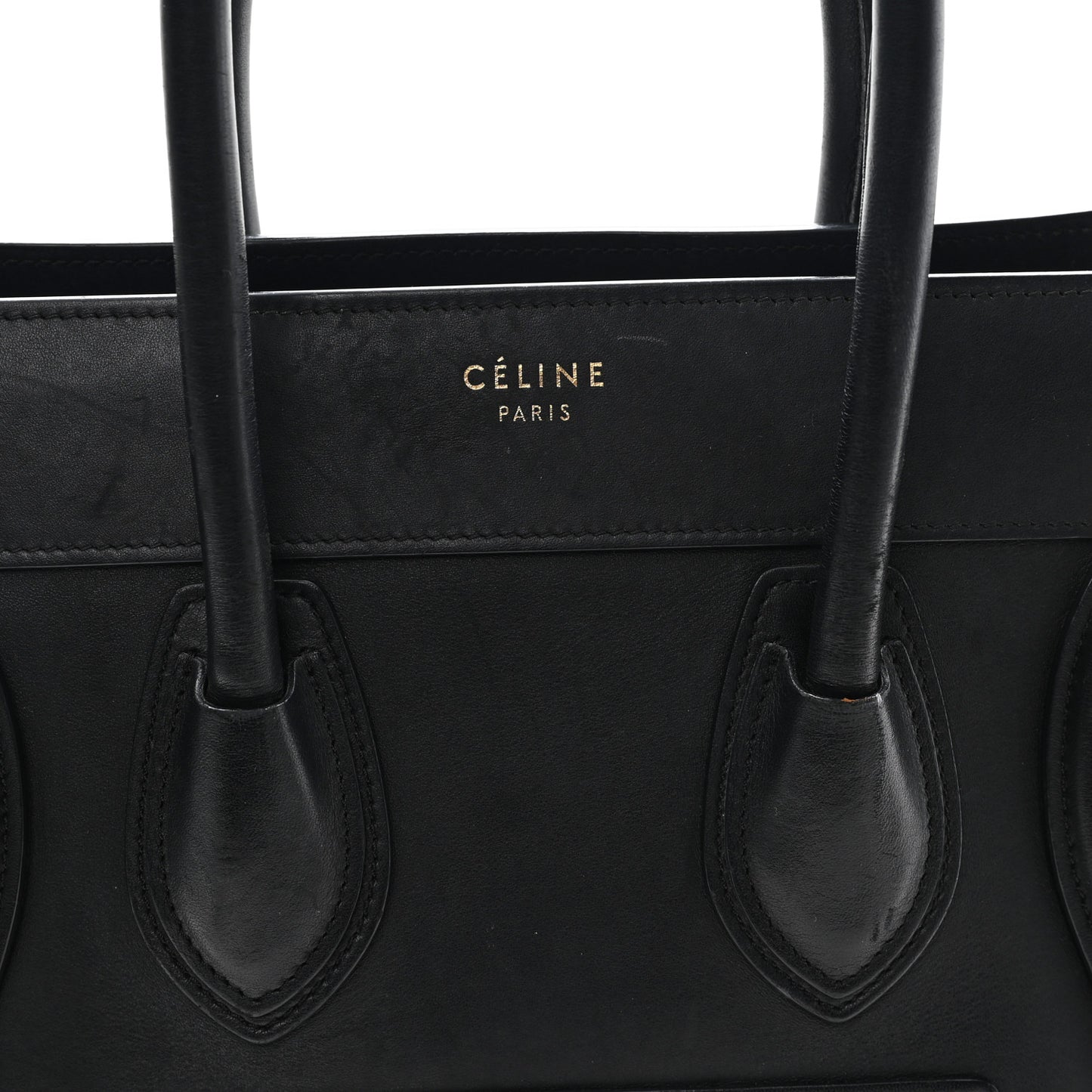 Smooth Calfskin Micro Luggage Black
