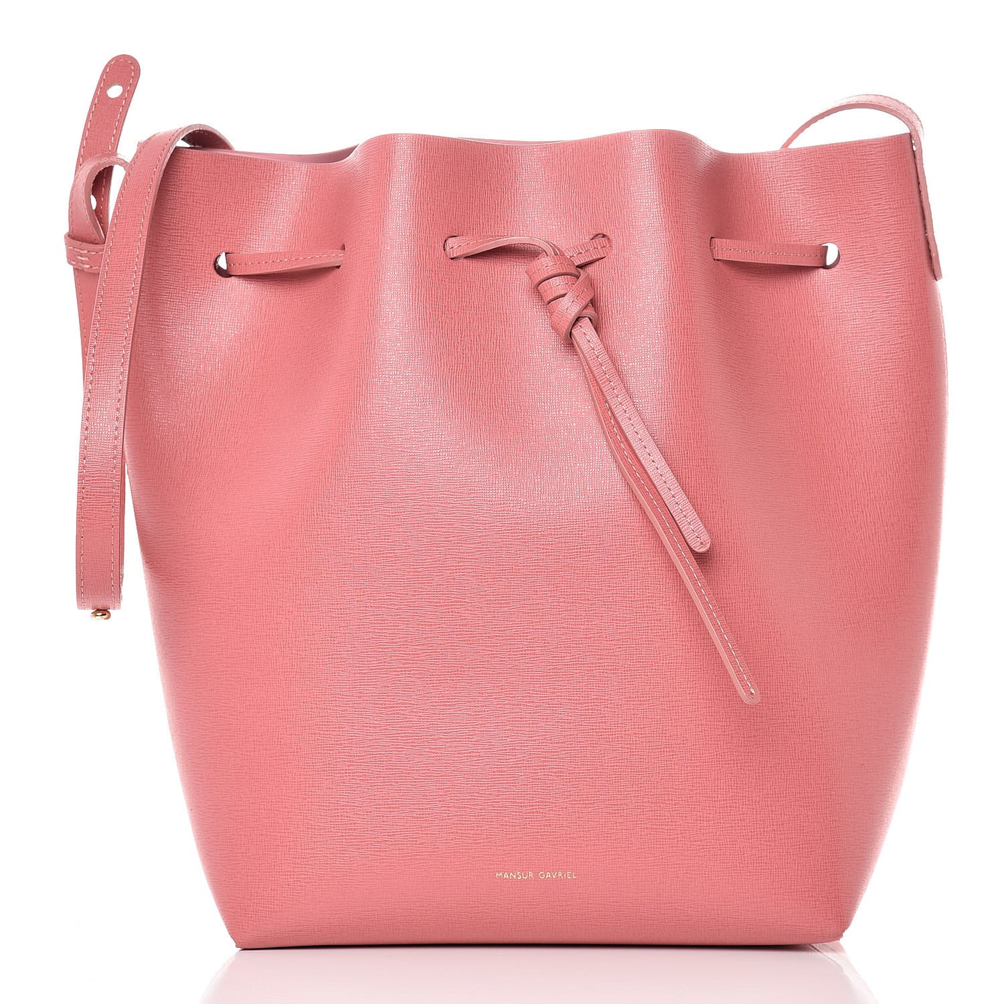 Saffiano Bucket Bag Blush