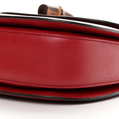 Gucci Shangai Calfskin Small Classic Bamboo Top Handle Bag Romantic Cerise 10 of 16