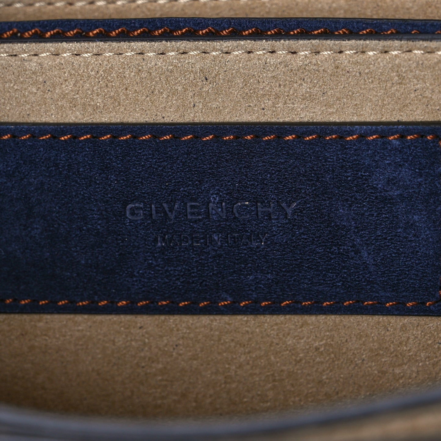 Suede Fringe Small GV3 Shoulder Bag Blue