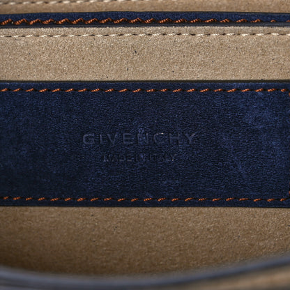 Givenchy Suede Fringe Small GV3 Shoulder Bag Blue 6 of 11