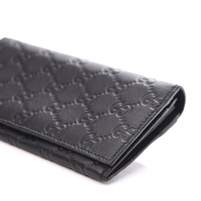 Gucci Guccissima Continental Flap Wallet Black 8 of 8