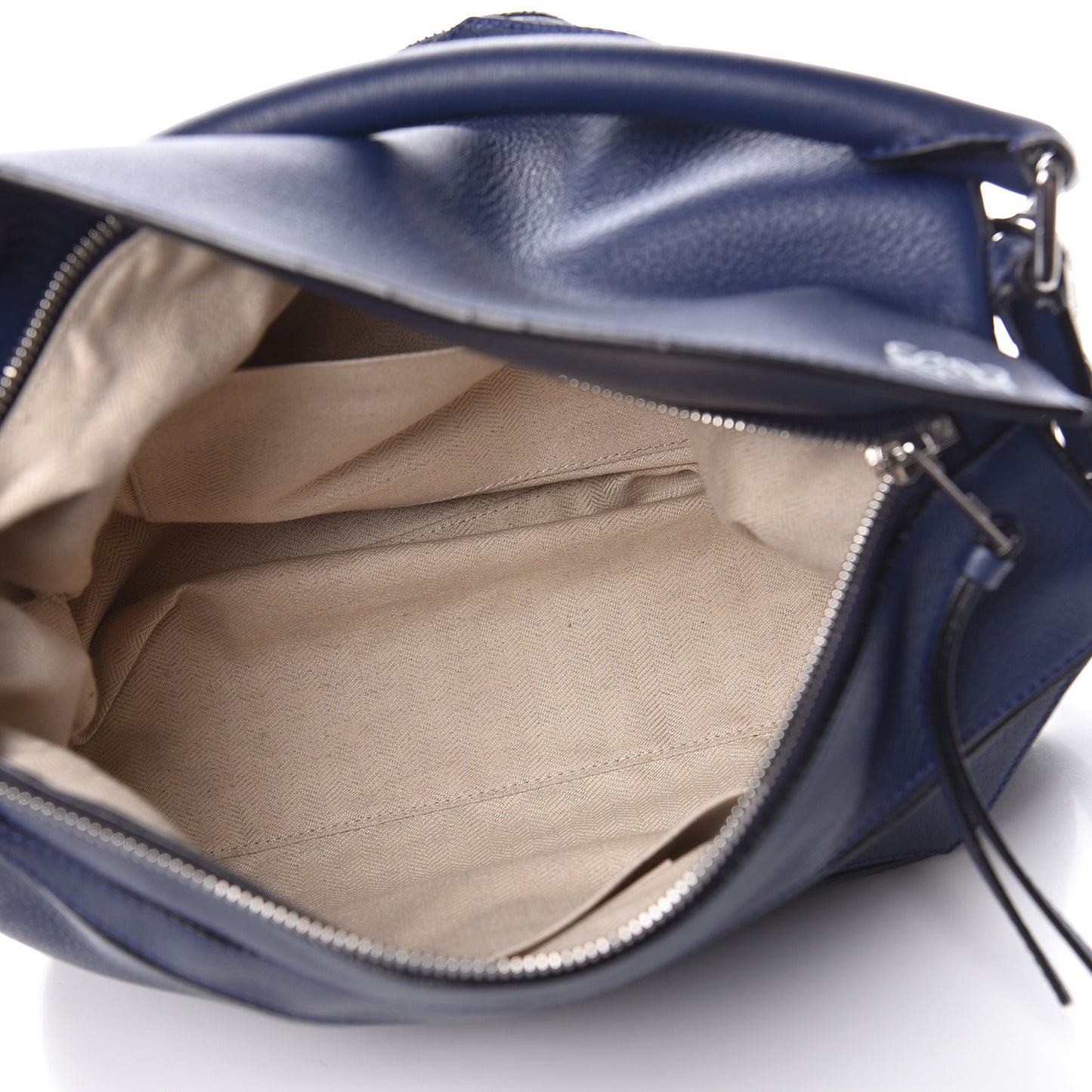 Calfskin Medium Puzzle Bag Marine