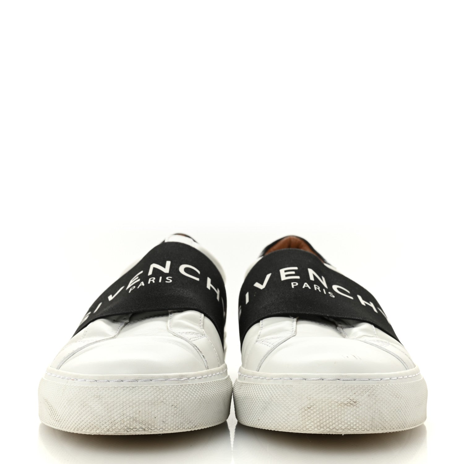 Givenchy Calfskin Band Logo Womens City Sport Sneakers 38.5 White Black 3 of 13