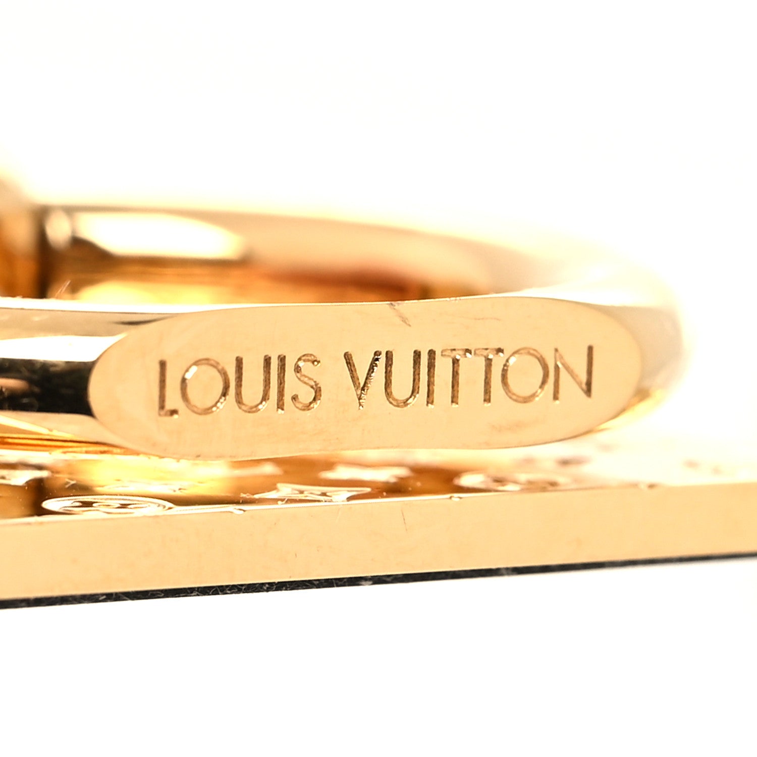 Louis Vuitton Nanogram Phone Ring Holder Gold 3 of 3