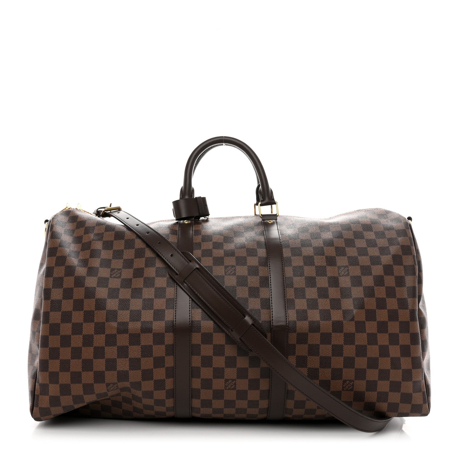 Louis Vuitton Damier Ebene Keepall Bandouliere 55 1 of 7