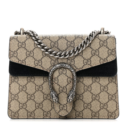 Gucci GG Supreme Monogram Mini Dionysus Shoulder Bag Black 1 of 12