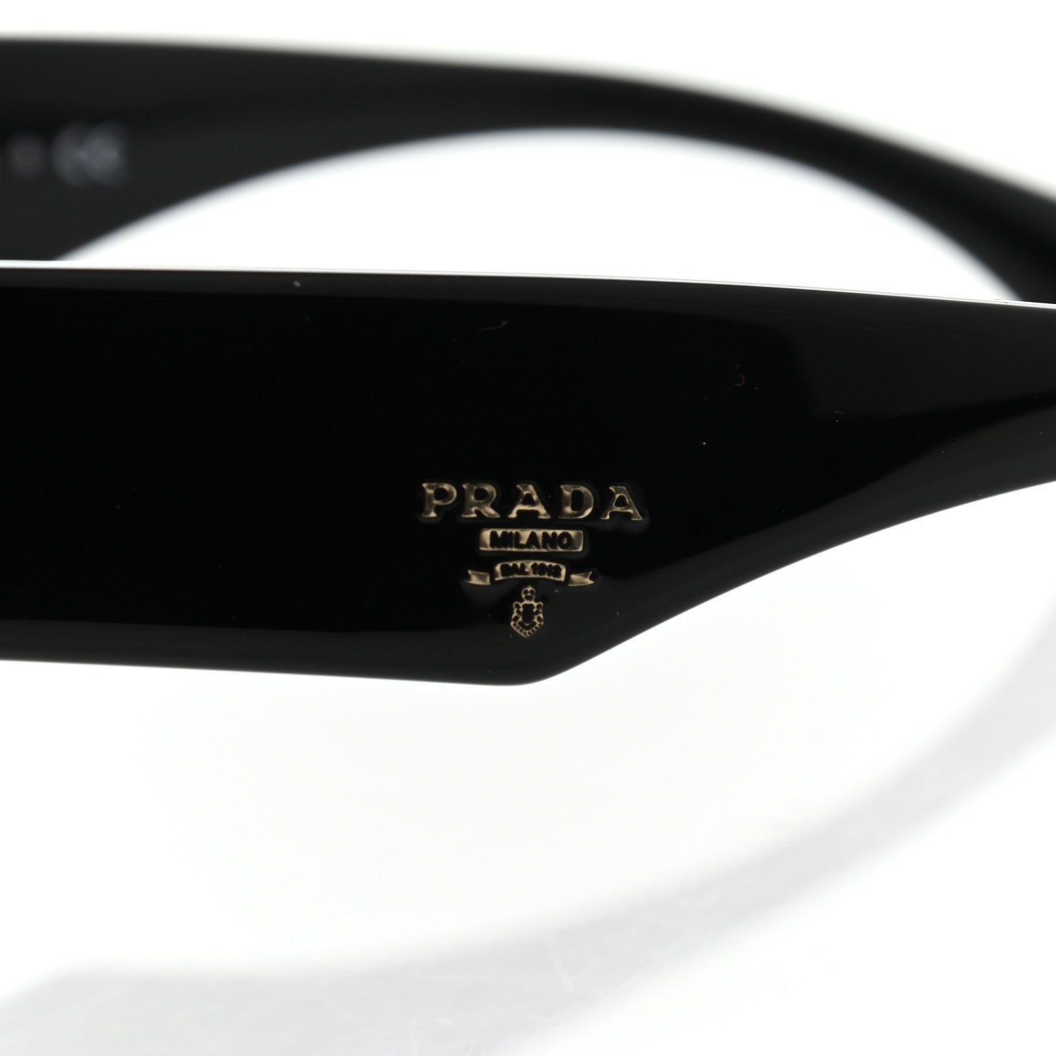 Prada Acetate Sunglasses SPR 11R Black 7 of 7
