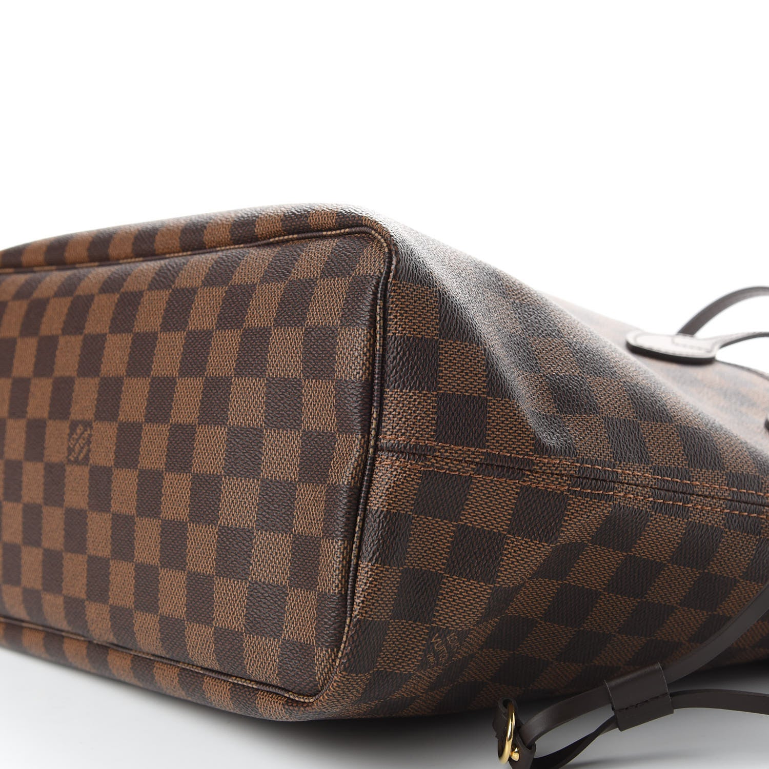 Louis Vuitton Damier Ebene Neo Neverfull MM Rose Ballerine 6 of 9