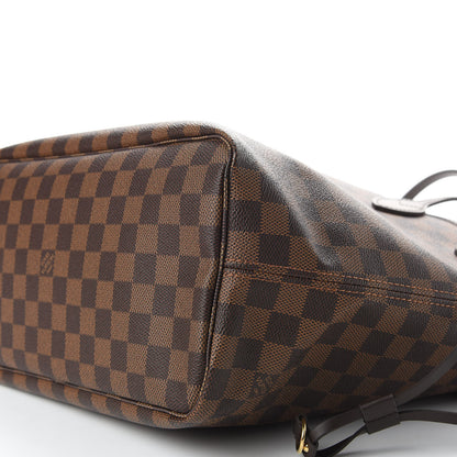 Louis Vuitton Damier Ebene Neo Neverfull MM Rose Ballerine 6 of 9
