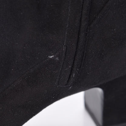 Hermes Velvet Goatskin Permabrass Cap Toe Lindsay Ankle Boots 35 Black 8 of 10