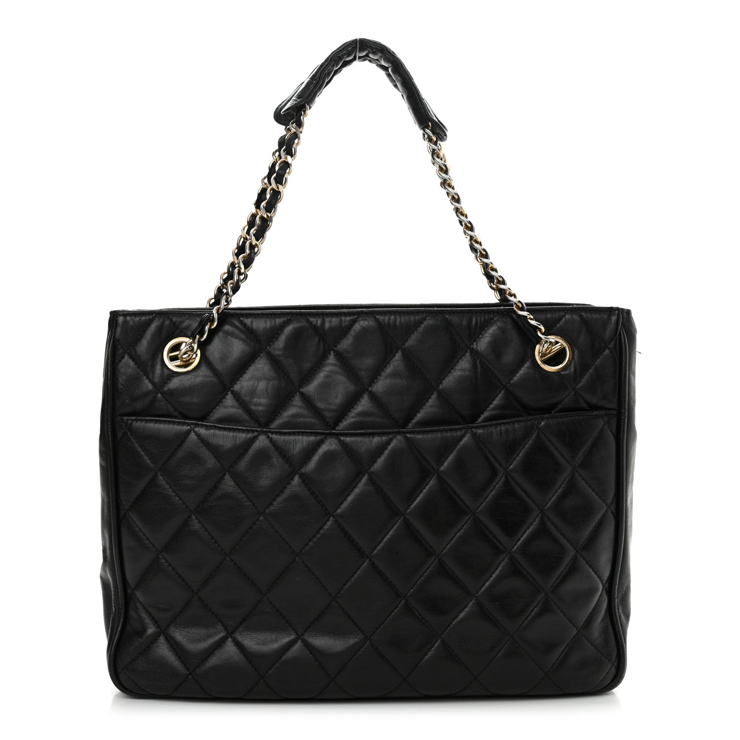 Chanel Lambskin Quilted Shoulder Bag Black 1 of 18