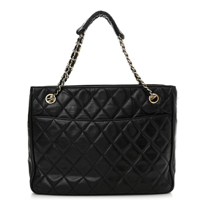 Chanel Lambskin Quilted Shoulder Bag Black 1 of 18