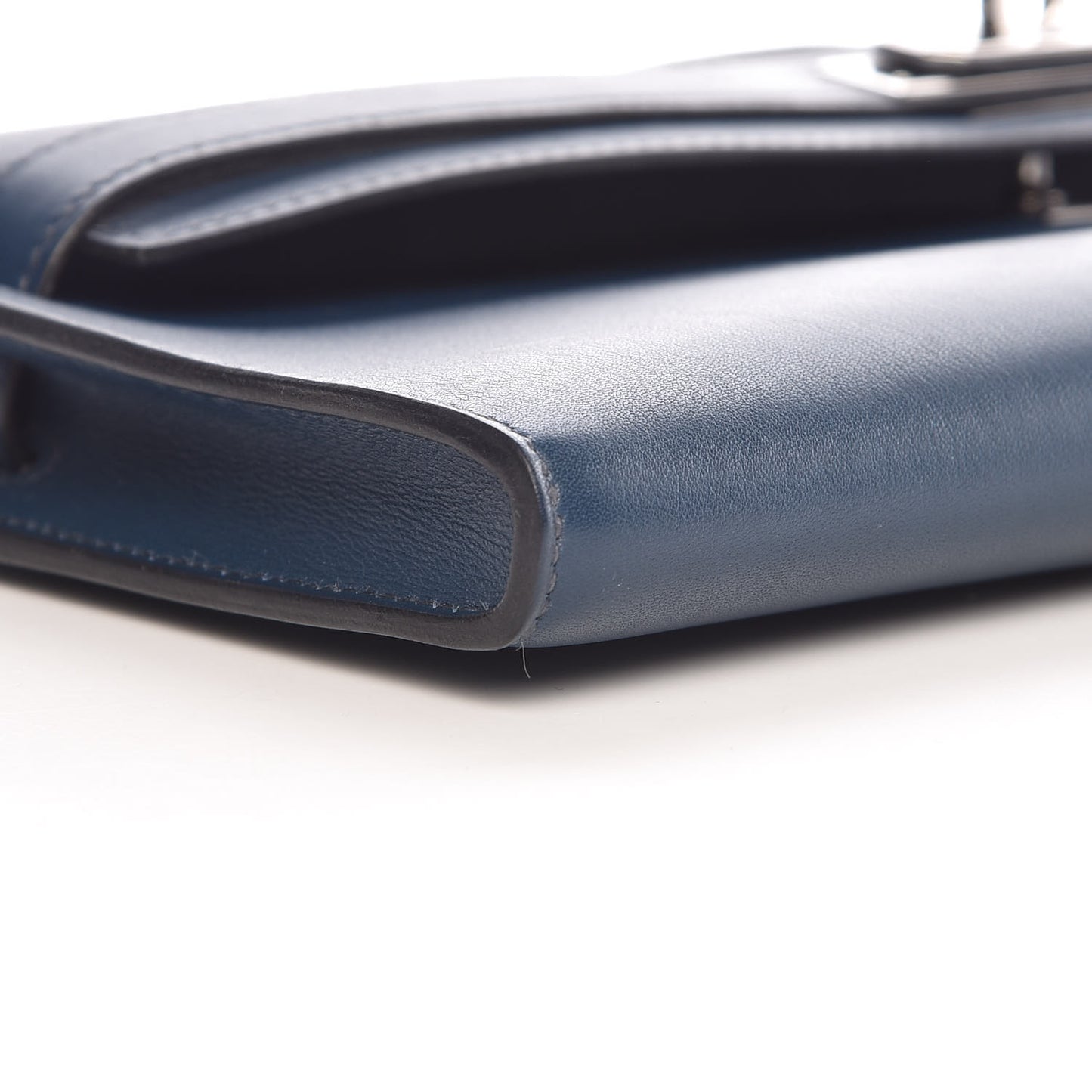 Swift Kelly Cut Clutch Pochette Bleu De Prusse