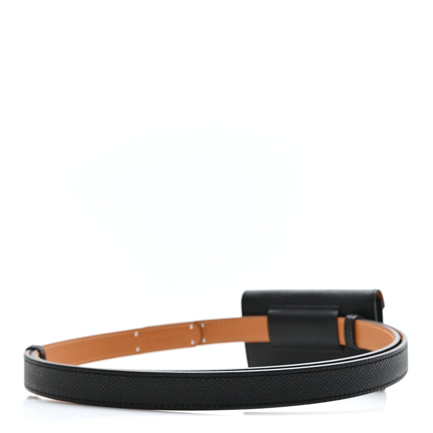 Epsom Kelly Pocket Belt Black