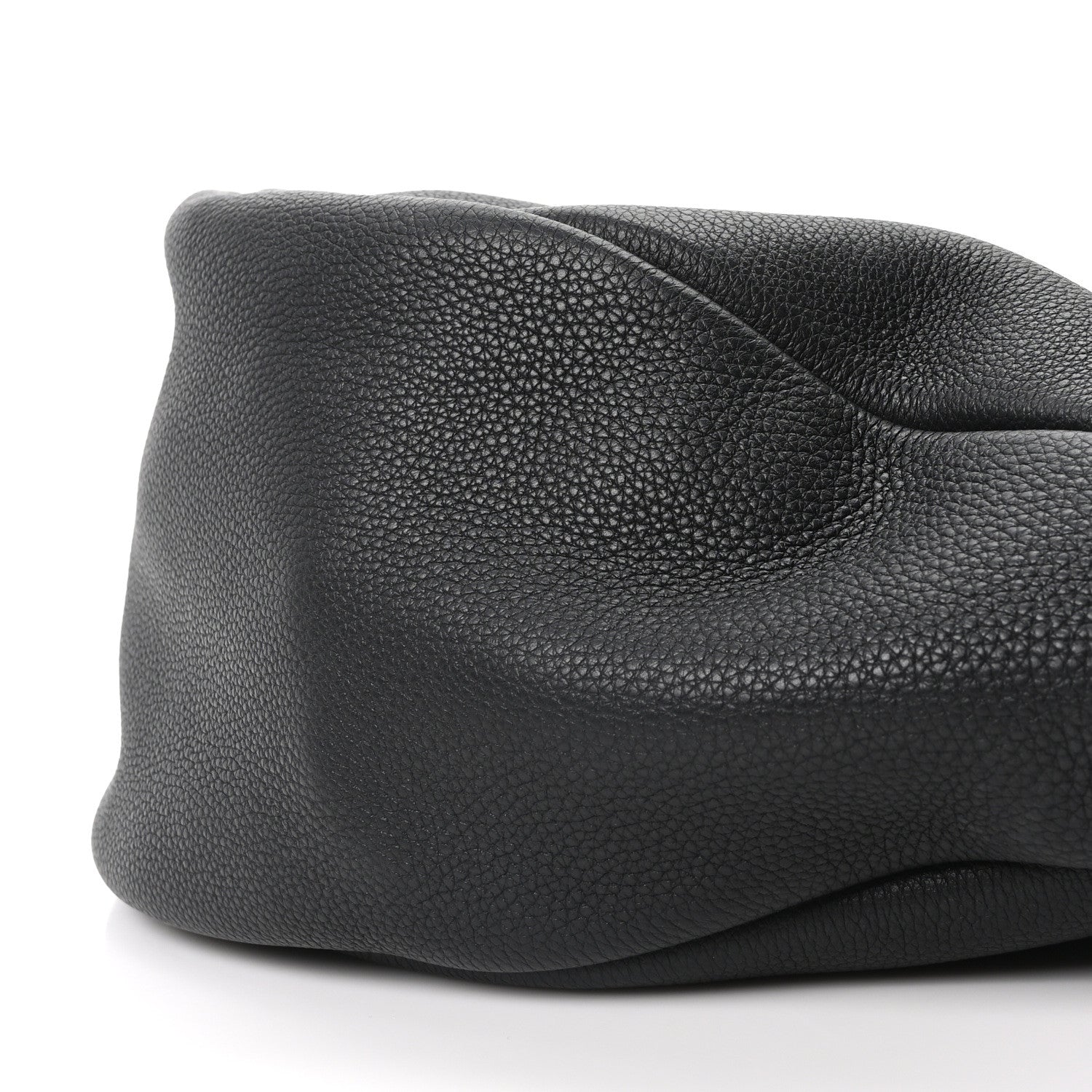 The Row Grained Calfskin Large Slouchy Banana Bag Black 10 of 10