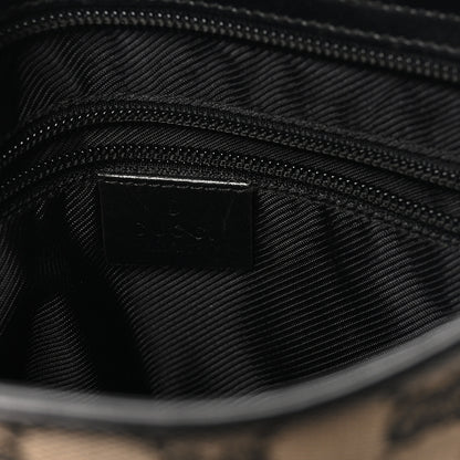Gucci GG Monogram Messenger Bag Black 6 of 10