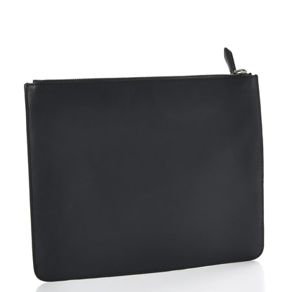Givenchy Calfskin Cobra Print Zip Pouch Black 3 of 8
