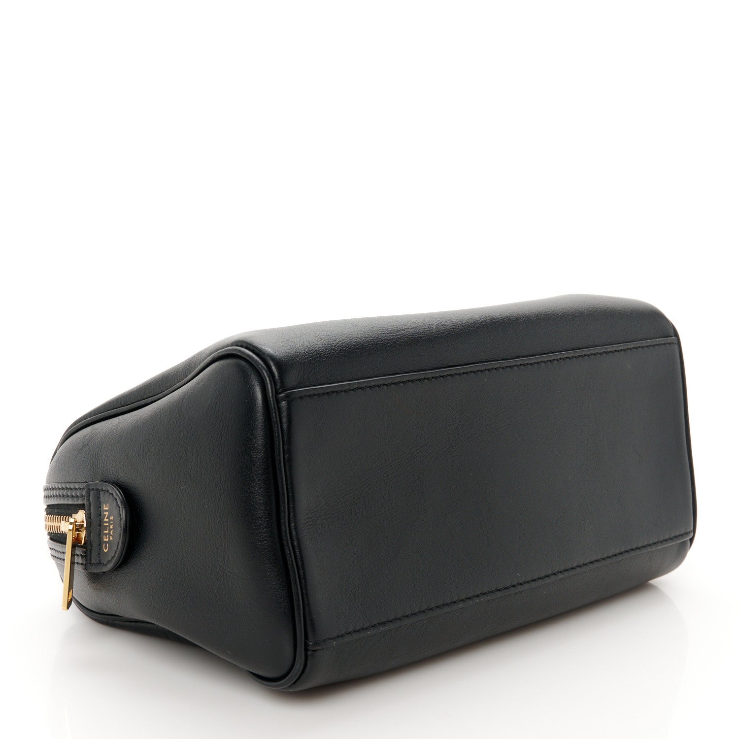 Celine Smooth Calfskin Triomphe Small Boston Bag Black 4 of 11