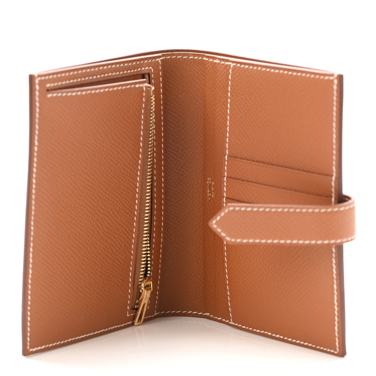 Epsom Bearn Compact Wallet Gold