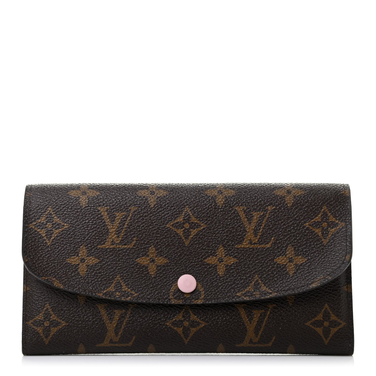 Monogram Emilie Wallet Rose Ballerine