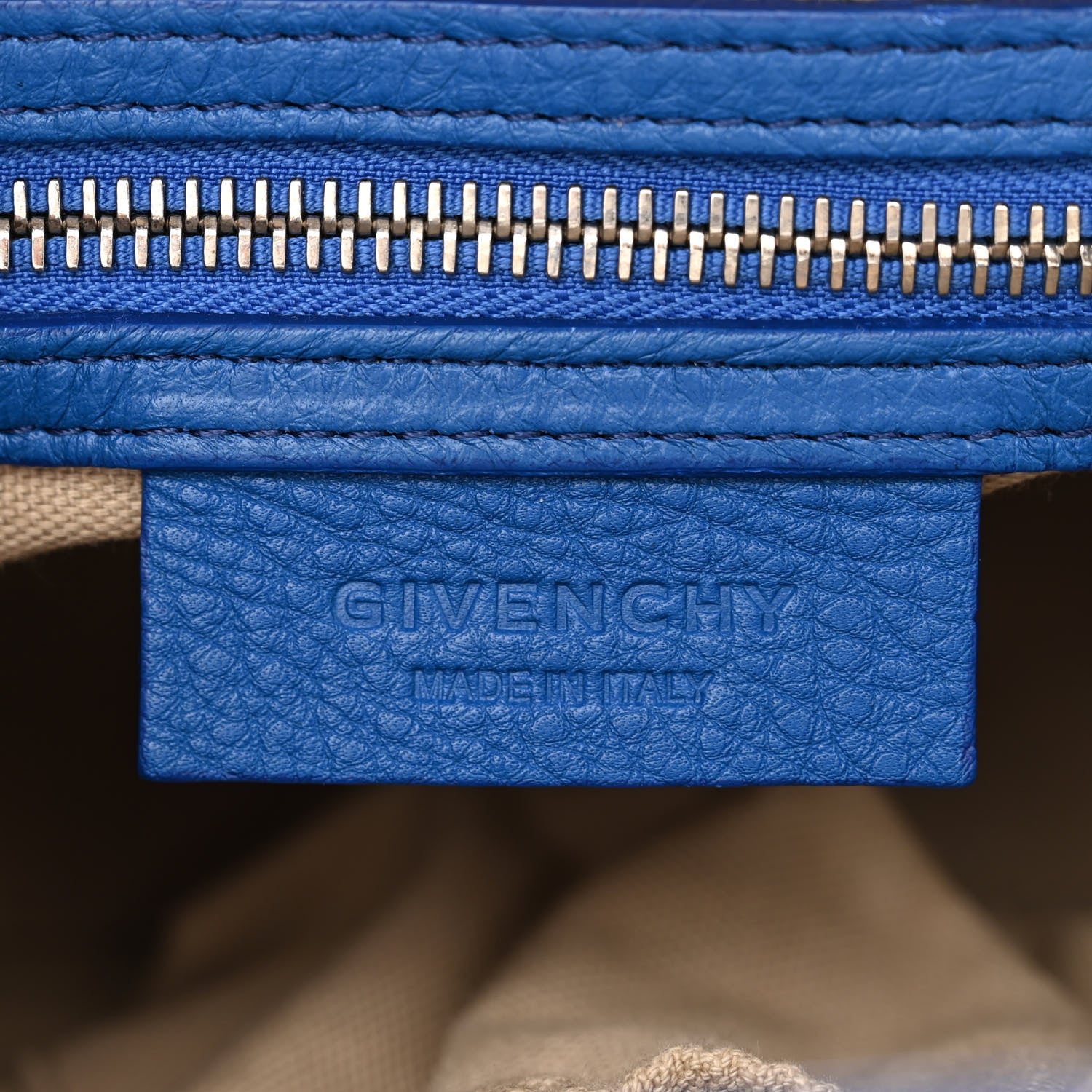 Givenchy Waxy Grained Calfskin Micro Nightingale Blue Indigo 6 of 10