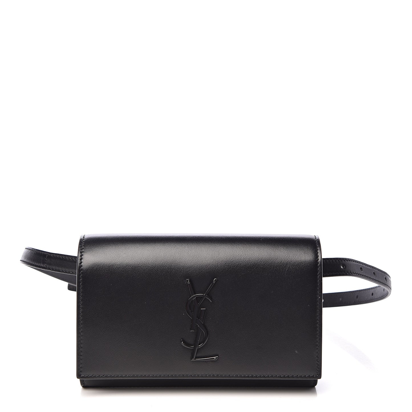 Smooth Calfskin Monogram Kate Belt Bag Black
