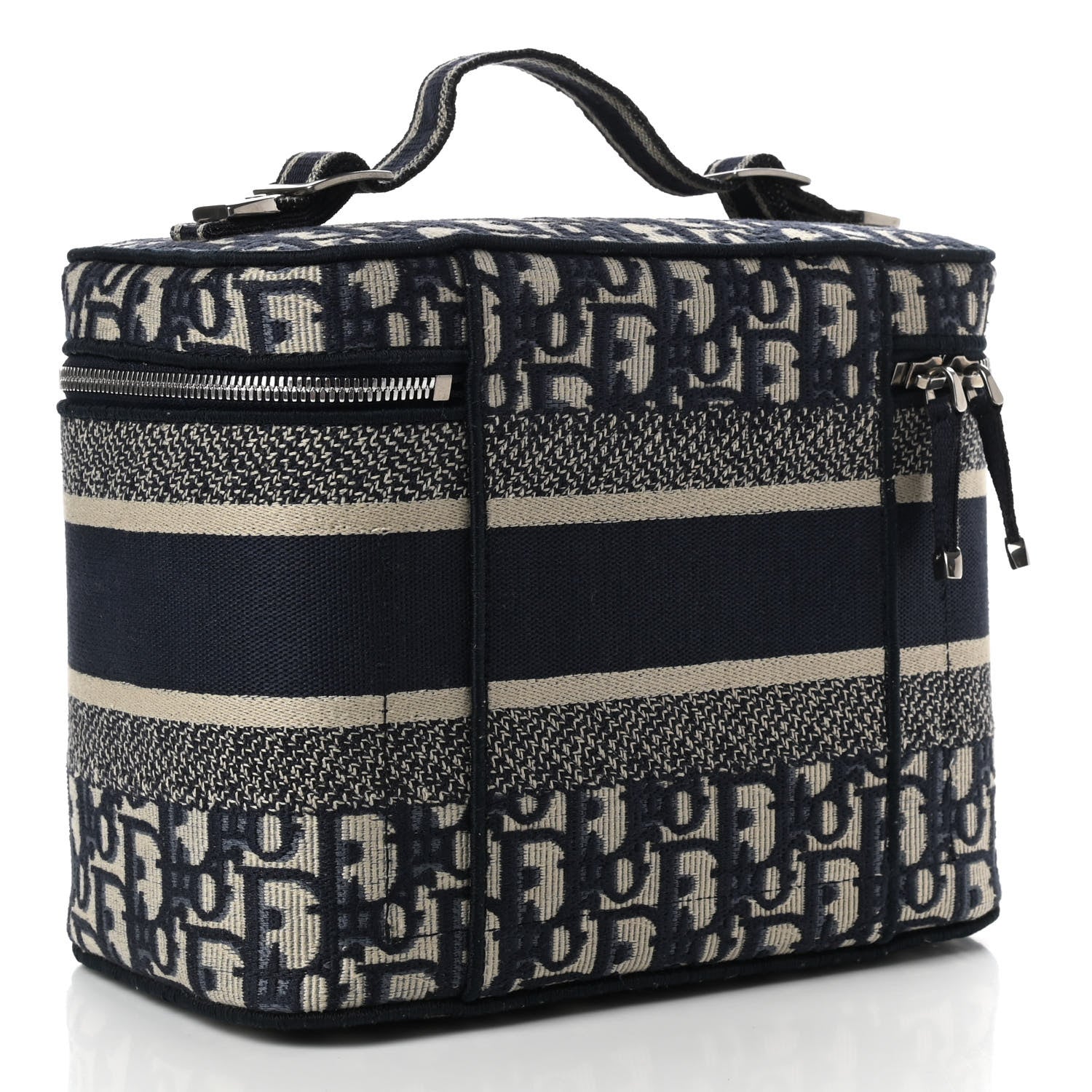 Christian Dior Oblique Diortravel Vanity Case Blue 3 of 6