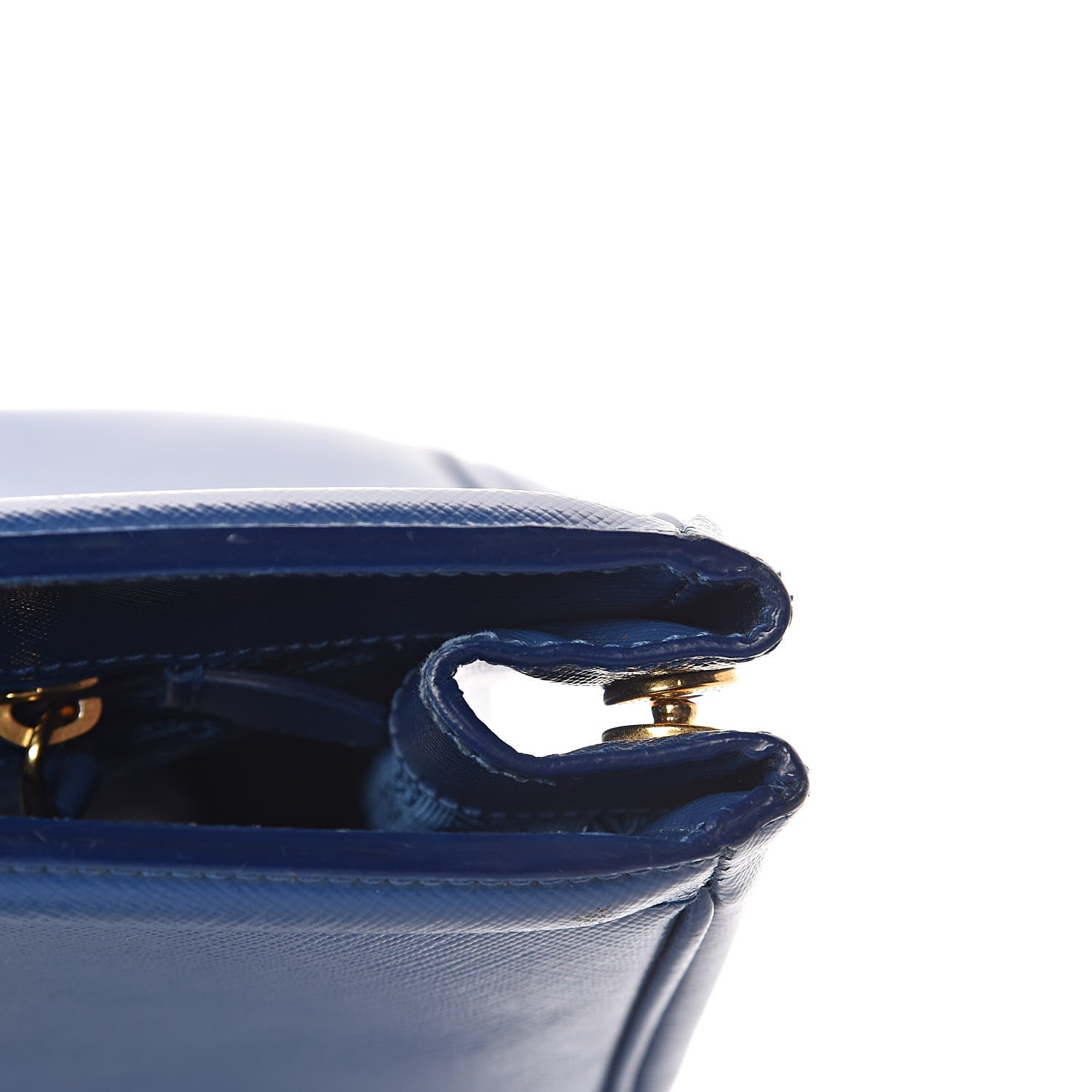 Prada Saffiano Vernice Shopping Tote Azzurro 15 of 26