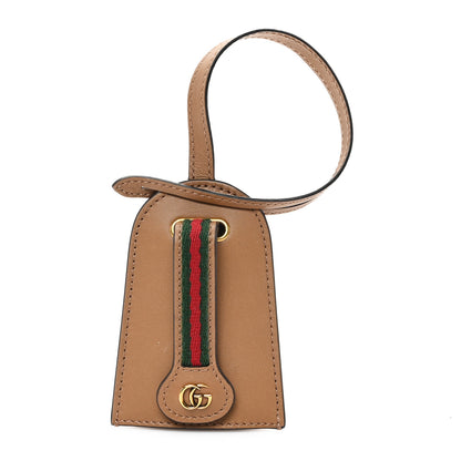 Gucci Calfskin GG Marmont Web Key Holder Brown 1 of 5