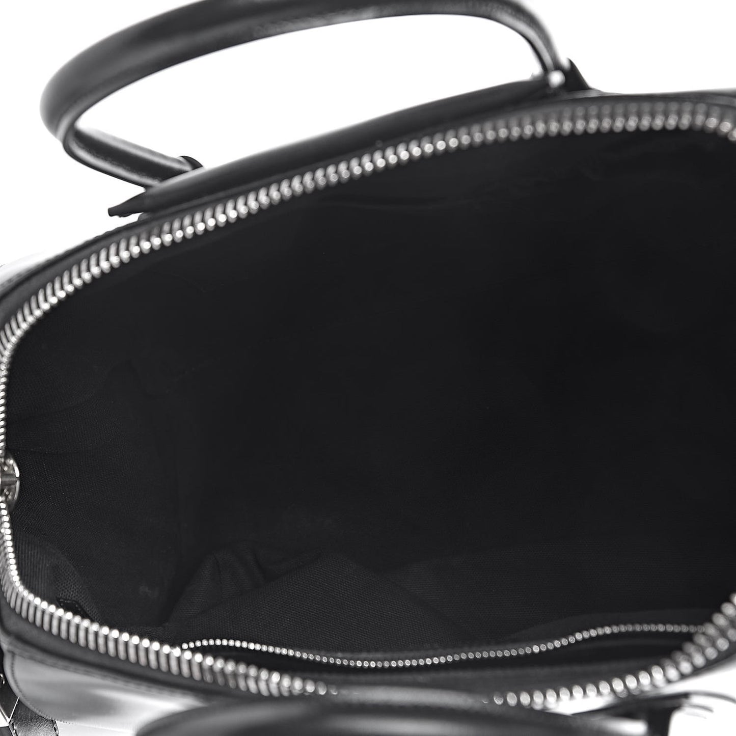Shiny Lord Calfskin Medium Antigona Black