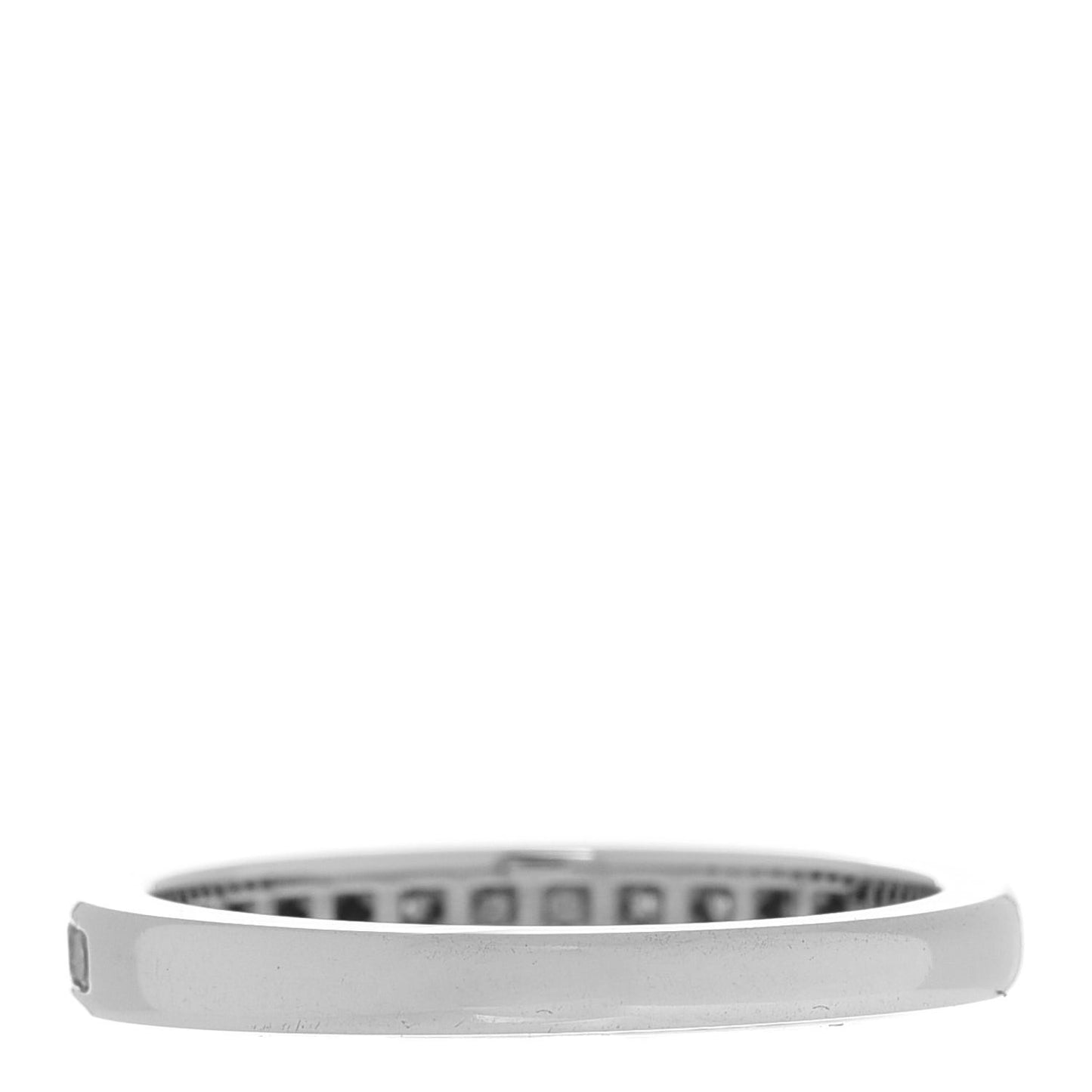 Platinum Diamond .25ctw Half Circle Wedding Band Ring 50 5.25