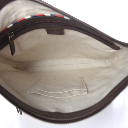 Gucci Soft GG Supreme Monogram Courrier Web Medium Flat Messenger Bag Beige New Acero Multicolor 7 of 10