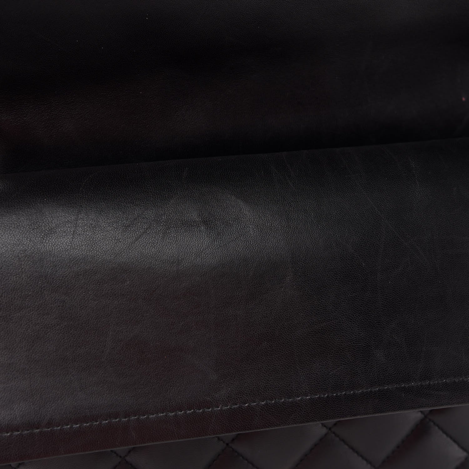 Chanel Lambskin Quilted Maxi Double Flap Black 12 of 12