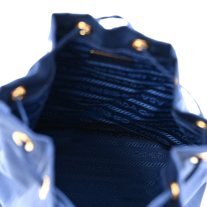 Prada Saffiano Tessuto Nylon Bucket Wristlet Royal 5 of 9