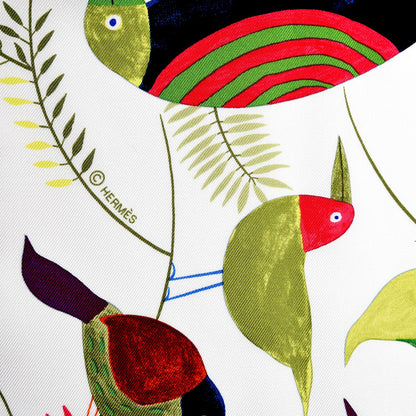Hermes Silk Le Bal Des Oiseaux Scarf 90 6 of 7