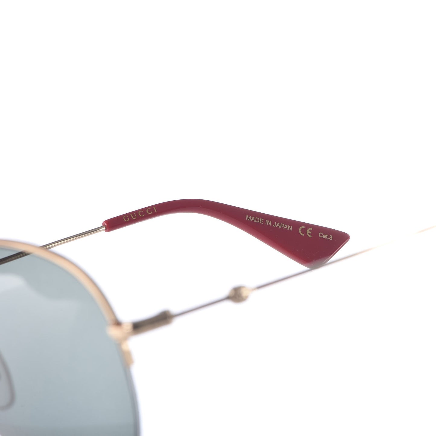 Aviator Sunglasses GG0107/S Green Red