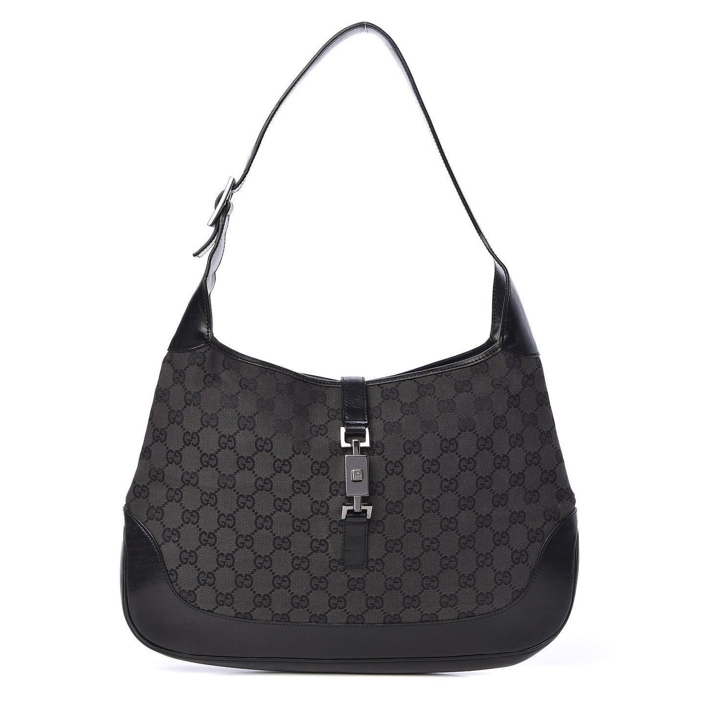Monogram Jackie O Hobo Black