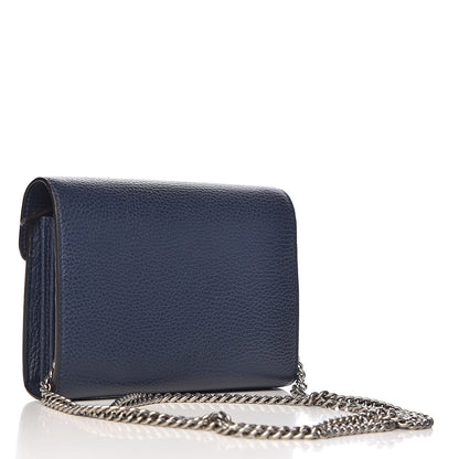 Gucci Dollar Calfskin Crystal Mini Dionysus Chain WalletCalfskin Mini Dionysus Chain Wallet Blue Agata Black Diamond 3 of 11