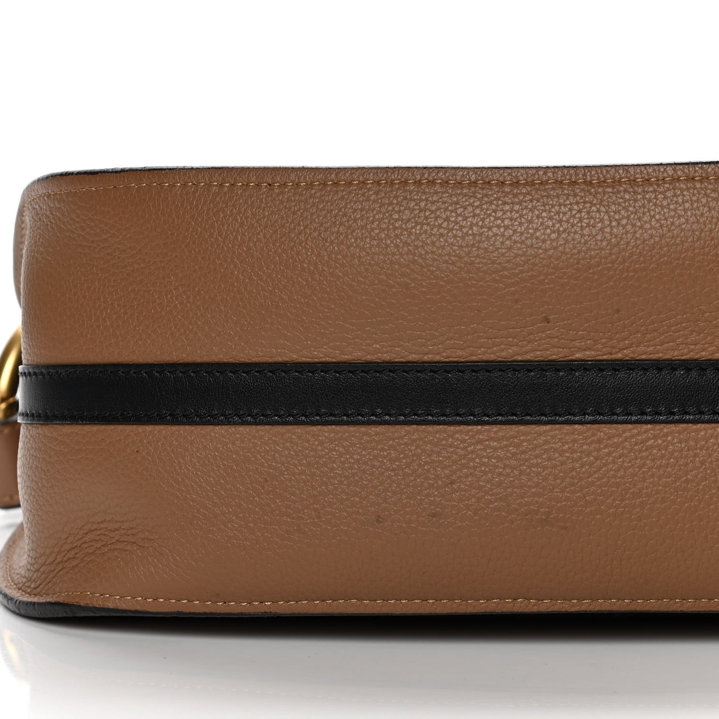 Grained Calfskin Small Hayley Hobo Nut