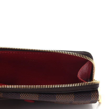 Louis Vuitton Damier Ebene Recto Verso Card Holder Red 5 of 8