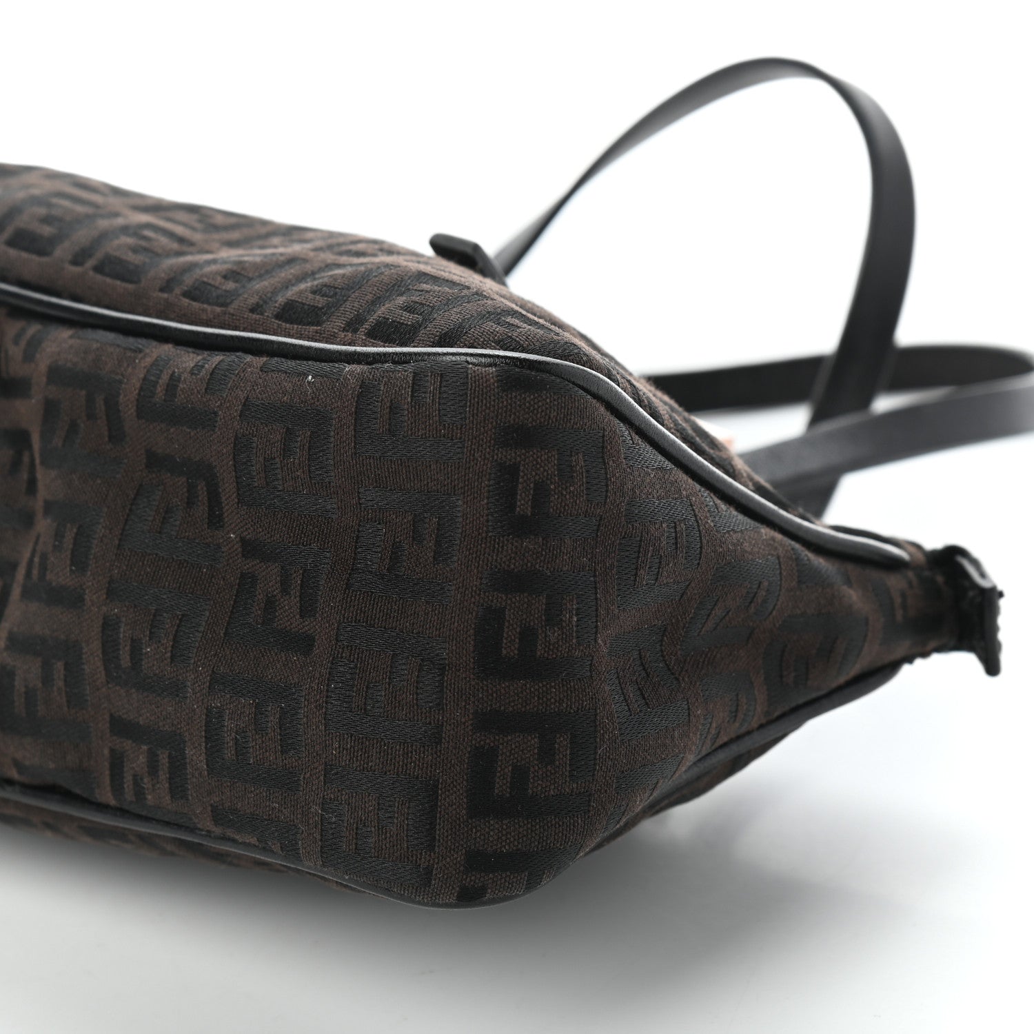 Fendi Zucca Buckle Shoulder Bag Tobacco 9 of 9