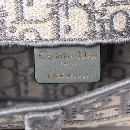 Christian Dior Oblique Slim Saddle Pouch Grey 6 of 9