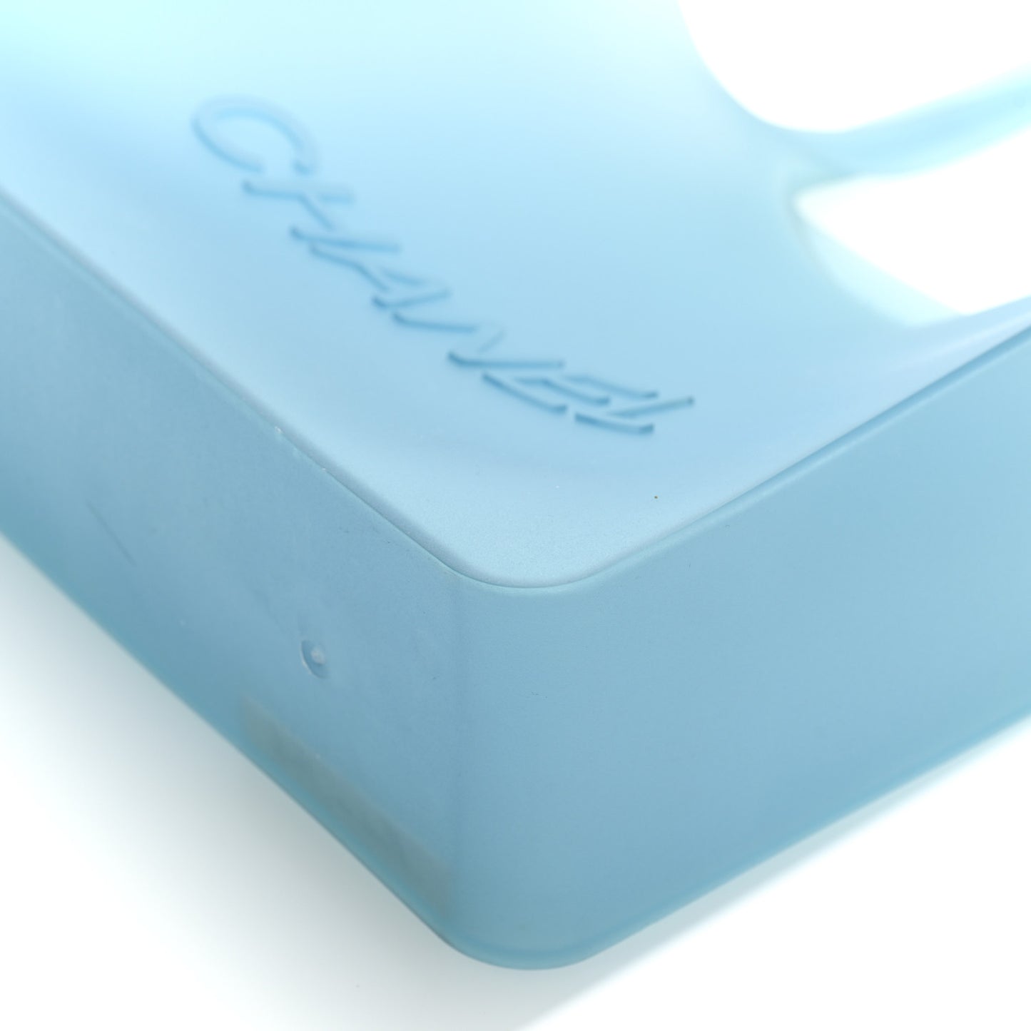 Jelly Rubber Tote Blue