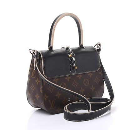 Louis Vuitton Calfskin Monogram Chain It Bag PM Black 2 of 9