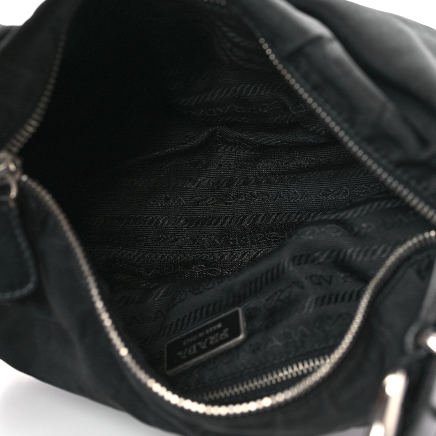 Prada Tessuto Nylon Shoulder Bag Black 5 of 13