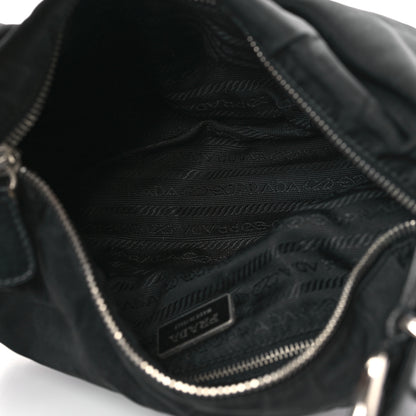 Prada Tessuto Nylon Shoulder Bag Black 5 of 13