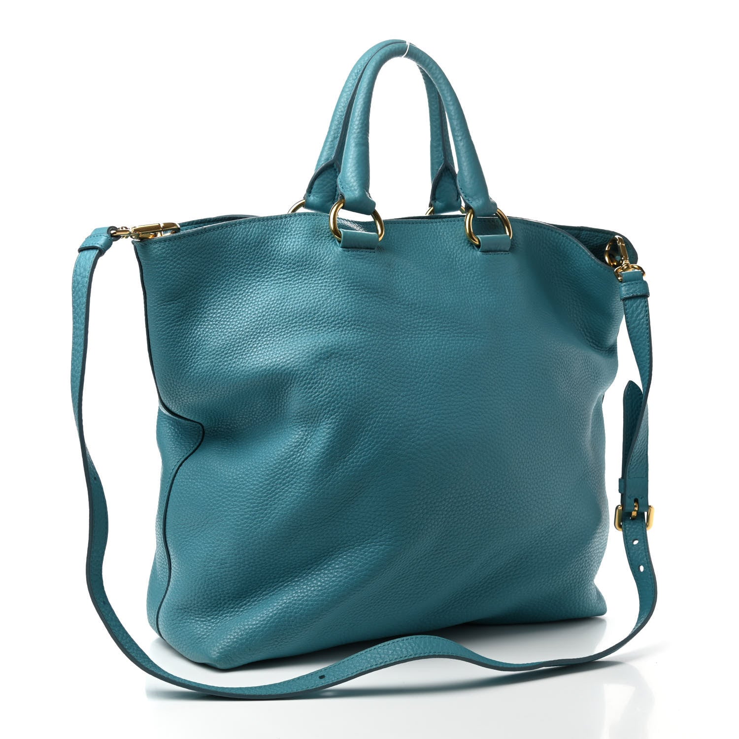 Prada Vitello Daino Shopping Tote Voyage 2 of 12